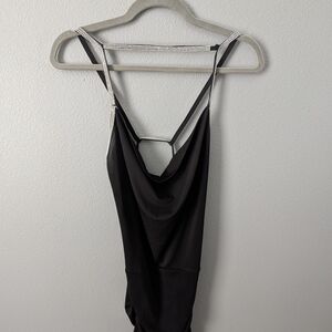 Forever 21 Black Top with Rhinestone Detail